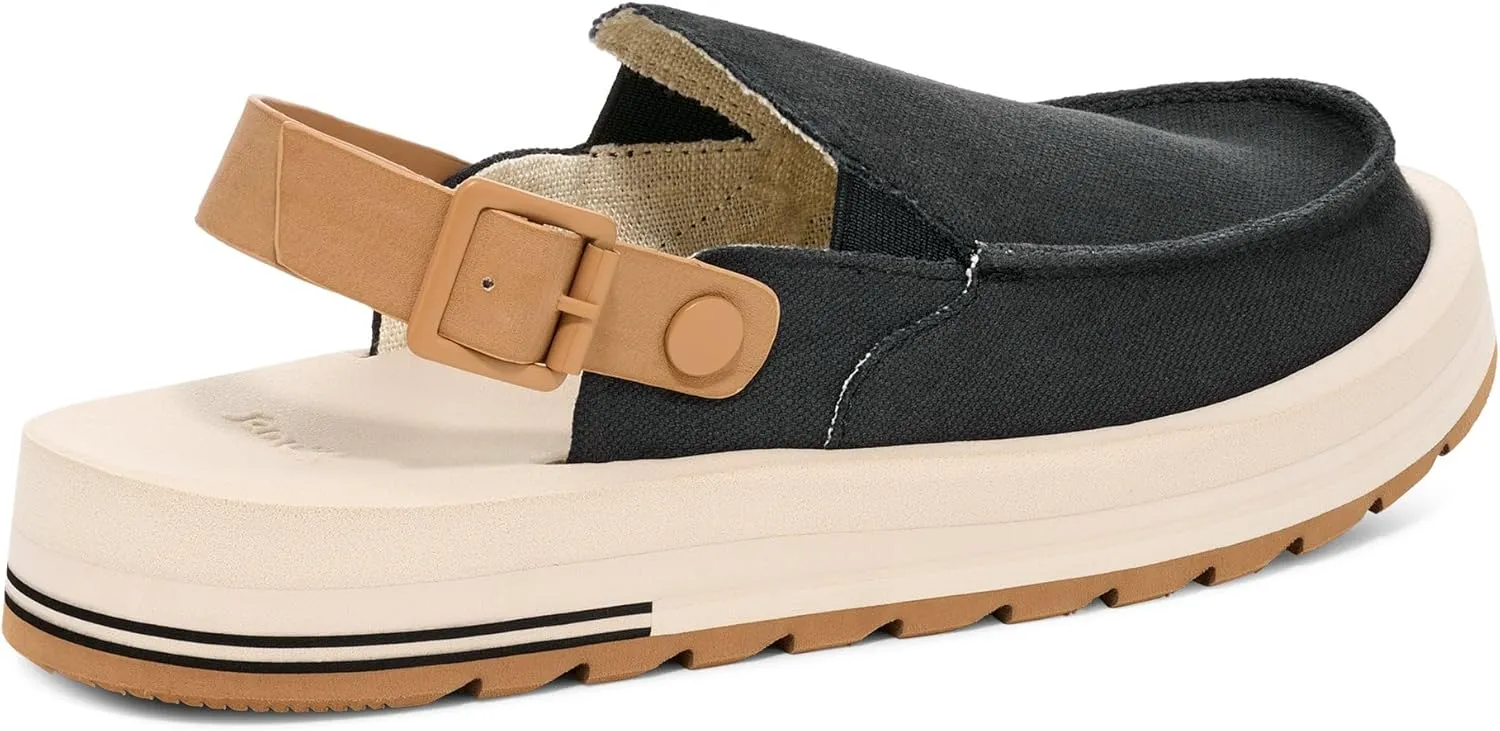 Sanuk Womens Donna Mesa Mule | Womens Shoes | Slip On Shoes for Women | Women's Slip-on Loafers | Memory Foam Footbed