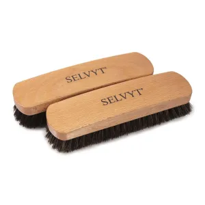 Selvyt Beechwood Horsehair Buffing Brushes