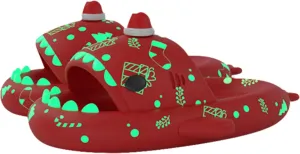 Shark Slides for Men and Women, Cloud Fun Animal Slipper for Adult, Cozy Non-Slip Shark Sandals for Bathroom, Outdoor