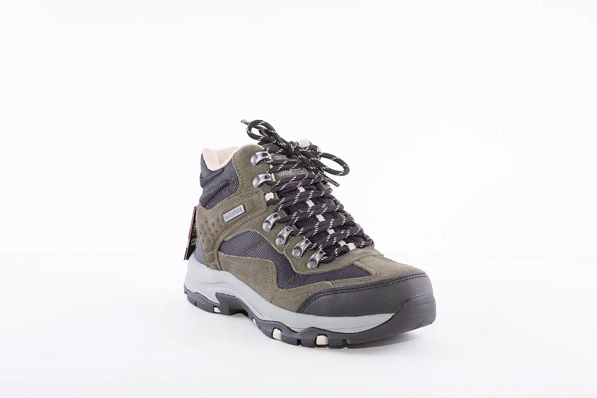 SKECHERS - 167008 TREGO BASE CAMP LACED HIKING TRAIL BOOT - OLIVE/BLACK