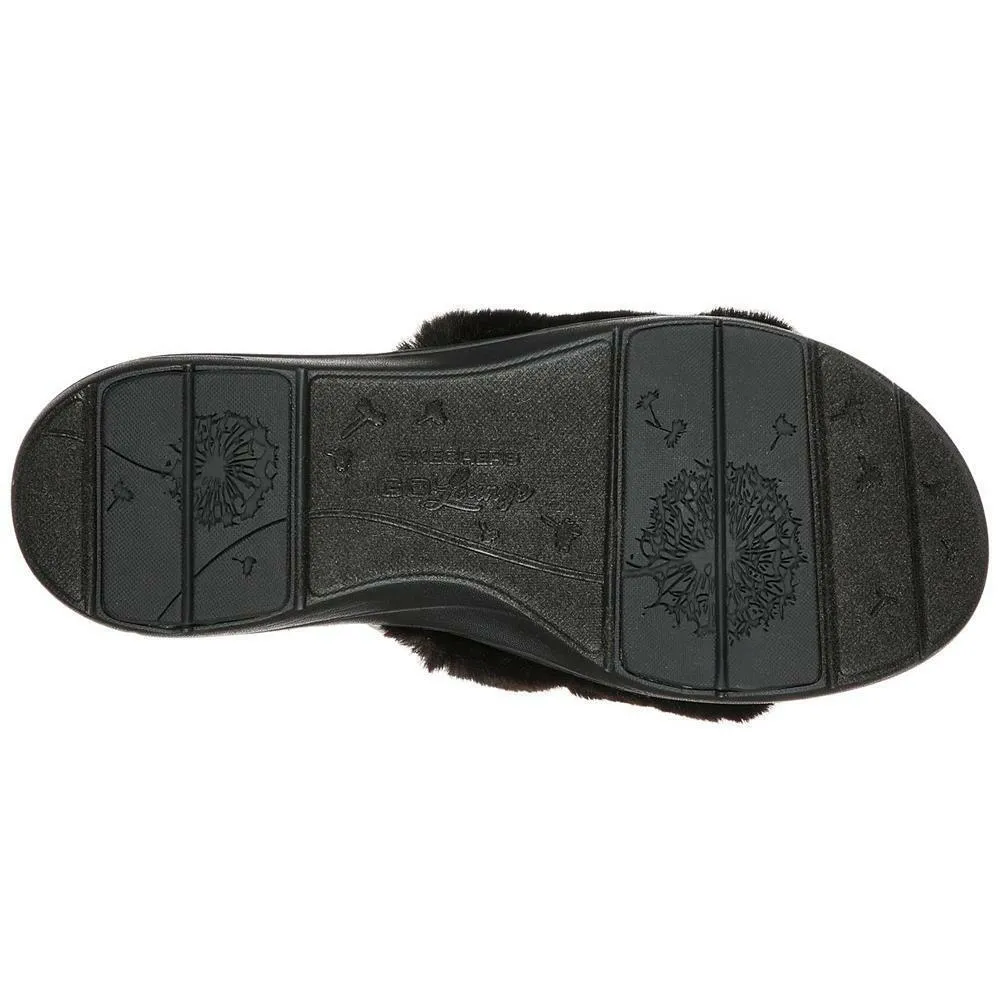 Skechers Arch Fit Lounge Unwind Black Mule Slippers 175105/BBK