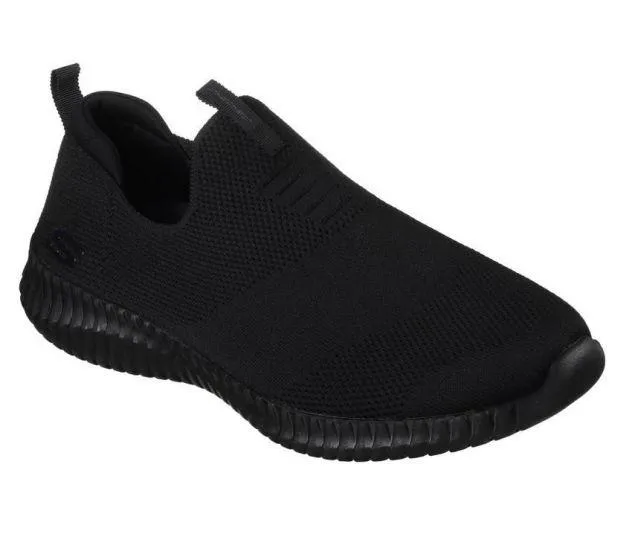 .Skechers Mens Elite Flex Wasik - (52649/BBK) - EW - R2L14