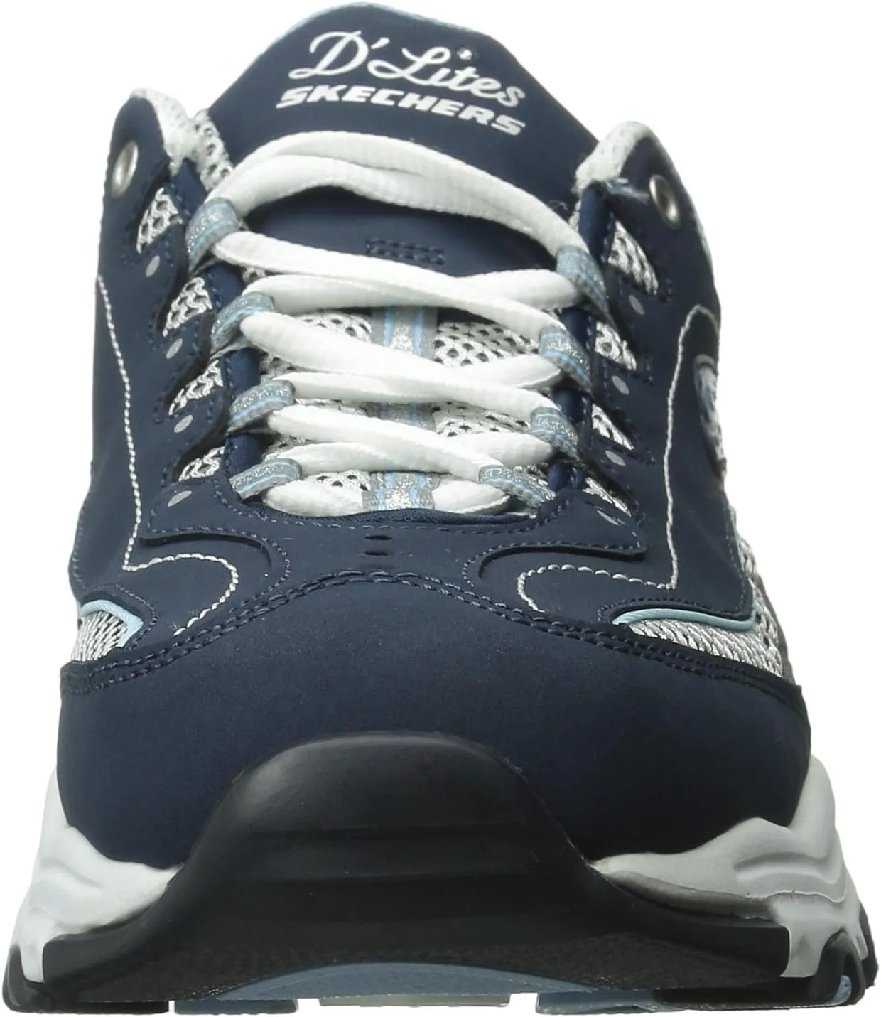 Skechers Women's D'Lites-Life Saver Memory Foam Lace-up Sneaker