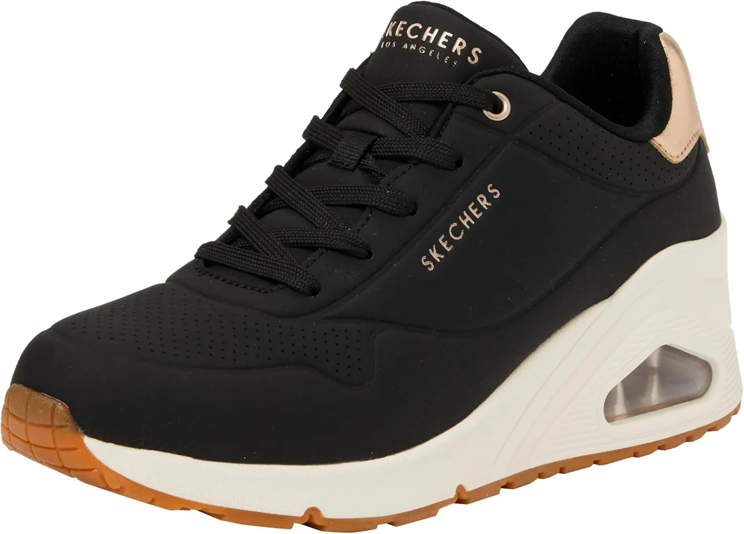 Skechers Women's Uno Wedge-Hi Steps Sneaker