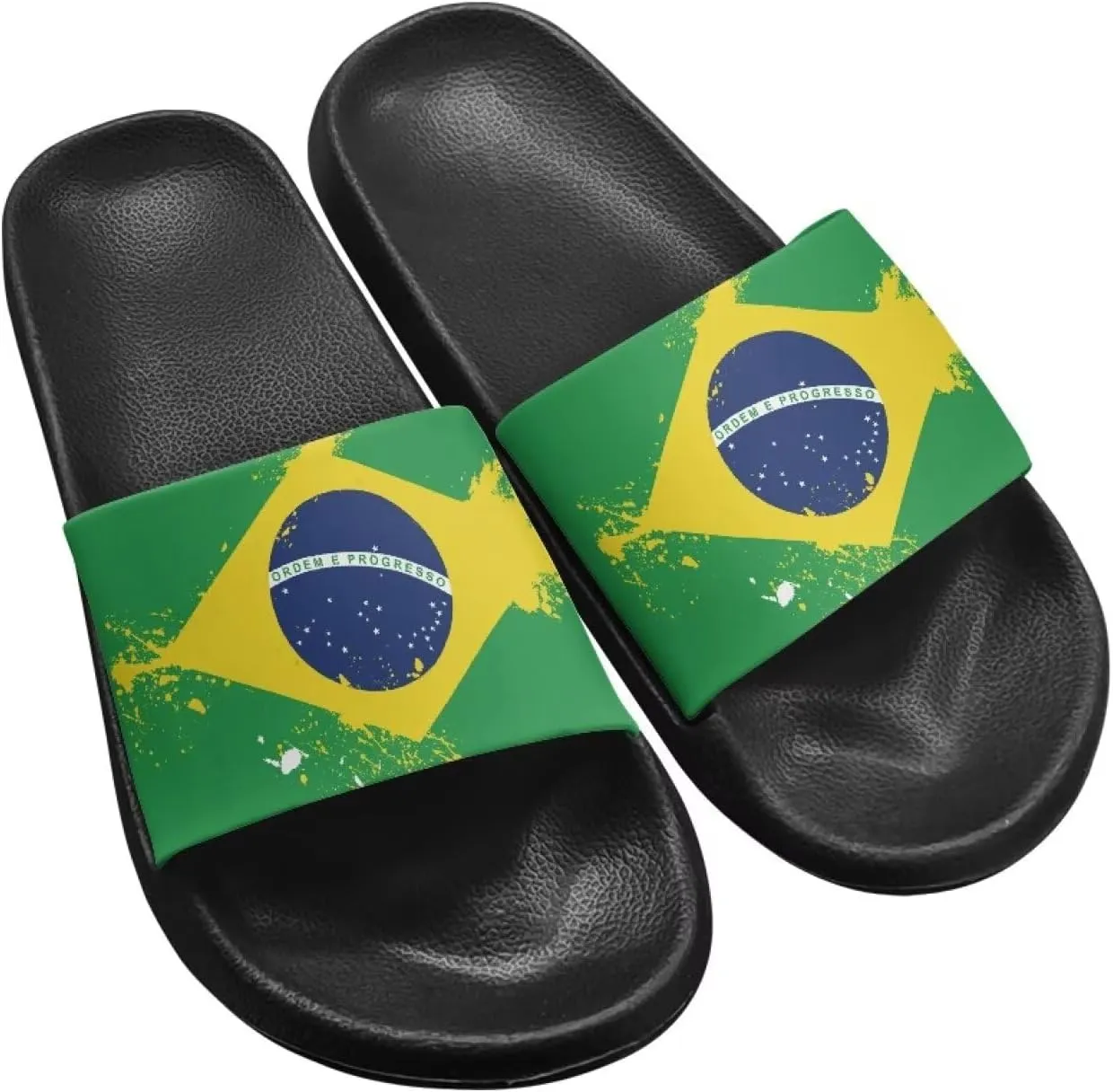 Slippers for Women Men EVA Non Slip Quick Drying Sandal Fashion Breathable House Travel for Horse Racing Festival Slides Size 5-12.5 White Sole