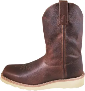 Smoky Mountain Boots | Branson Series | Men’s Western Boot | Square Toe | Genuine Leather Material | Crepe Wedge Sole | Man-Made Lining & Leather Upper