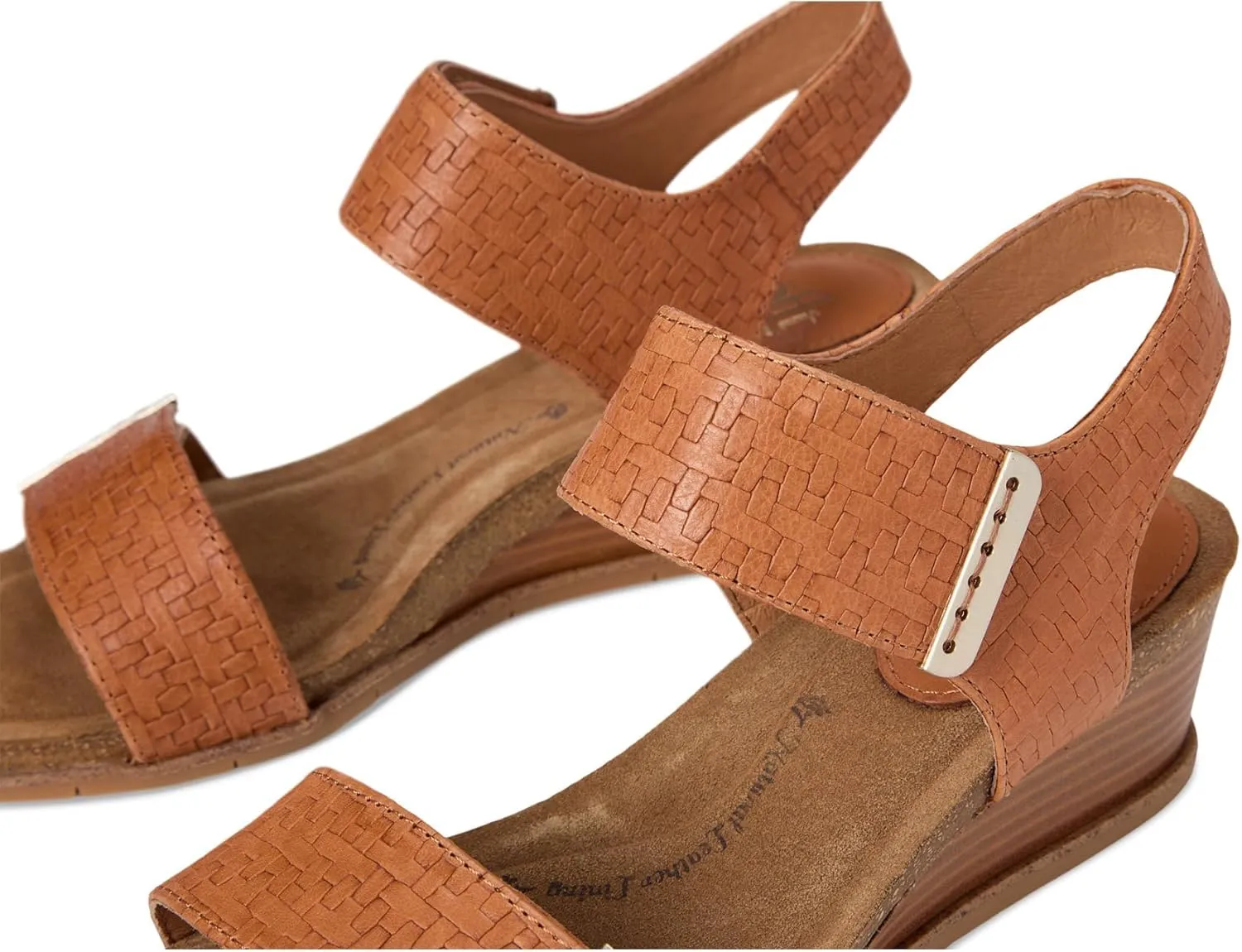 Sofft Women's Verdi II Wedge Sandal, Luggage Woven, 8.5