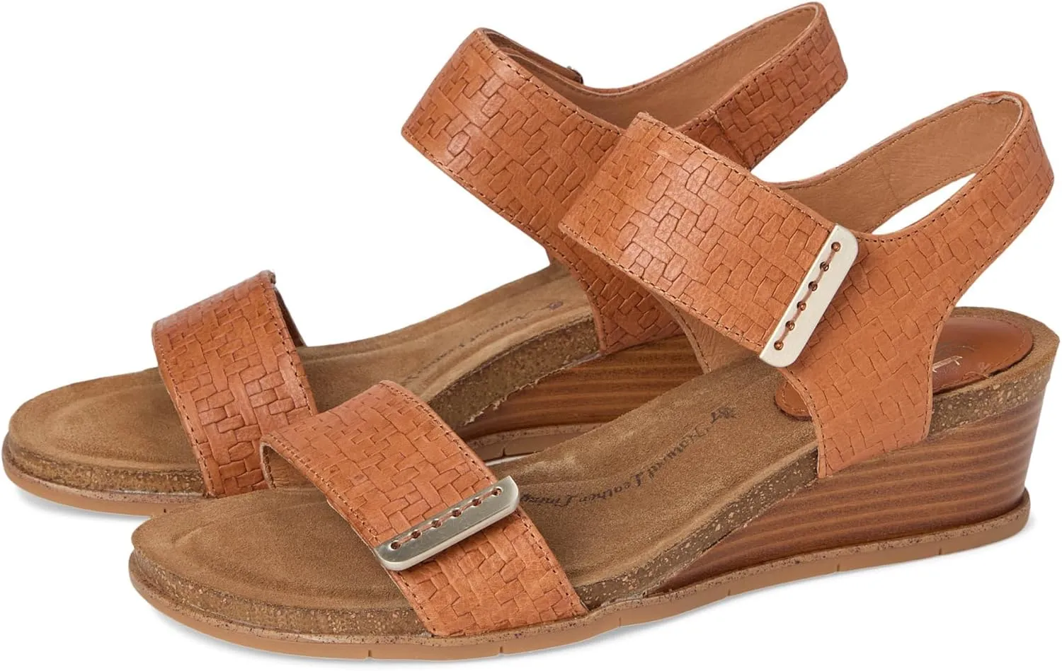 Sofft Women's Verdi II Wedge Sandal, Luggage Woven, 8.5