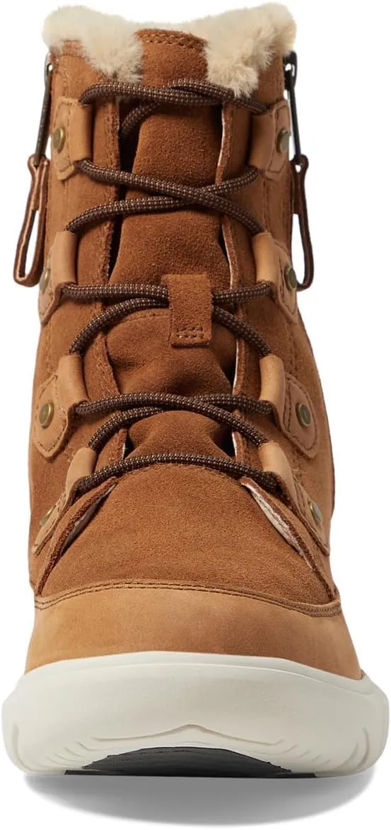 Sorel Explorer Next Joan Dual Zip Waterproof Brown Women's Winter Snow Boot 5.5 B (M)