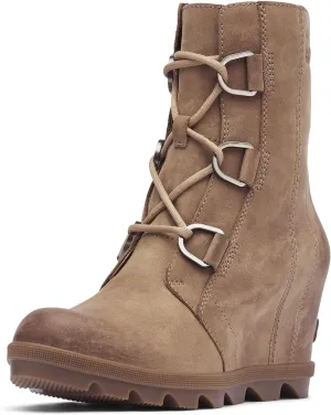 Sorel Women's Joan of Arctic Wedge II Boot - Light Rain - Waterproof - Ash Brown - Size 11