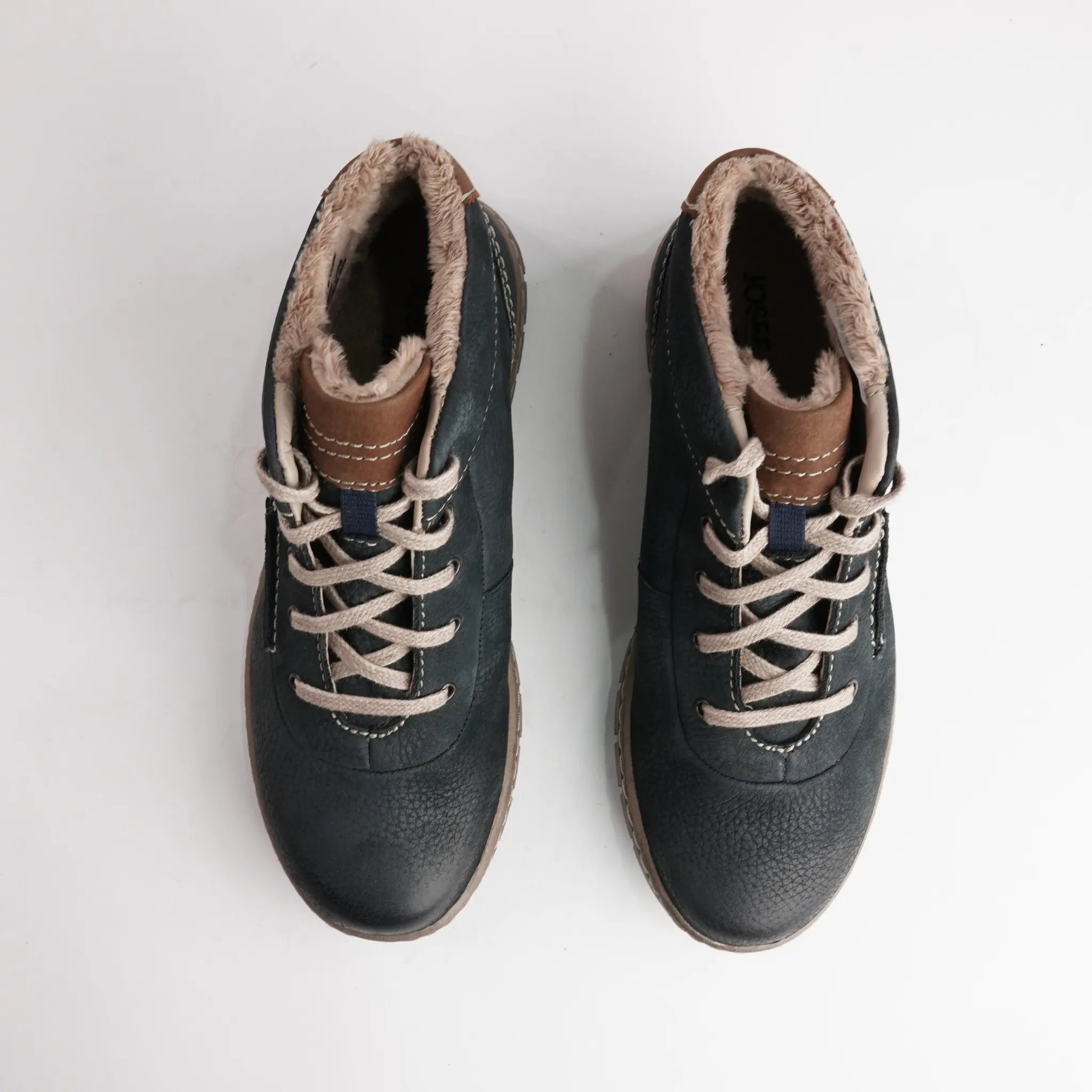 Steffi 53 Ocean Leather Ankle Boots