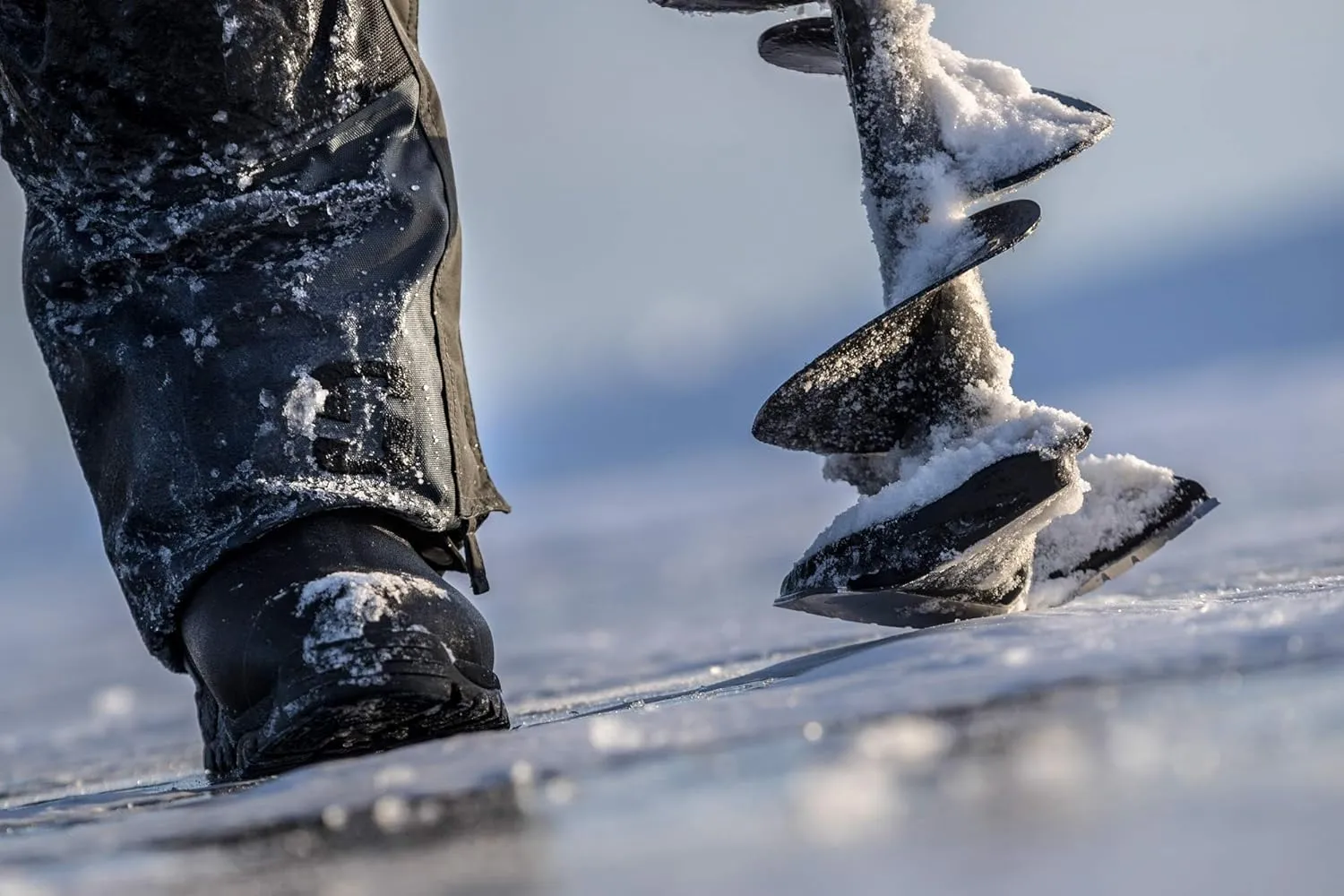 Striker Men's Durable Waterproof Lightweight Insulated Easy On/Off Outdoor Fishing Ice Boot with Molded Rubber Sole