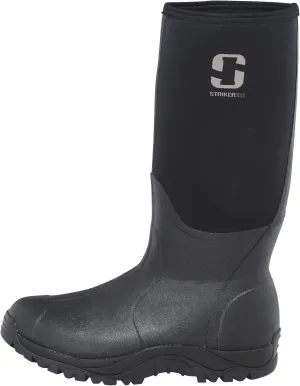 Striker Men's Durable Waterproof Lightweight Insulated Easy On/Off Outdoor Fishing Ice Boot with Molded Rubber Sole