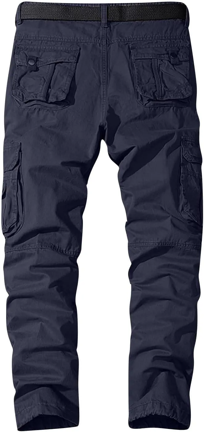 Tactical Pants for Men Stretch Ripstop Waterproof Utility Cargo Hiking Pants Relaxed Fit Work Pant Hunting with Pockets