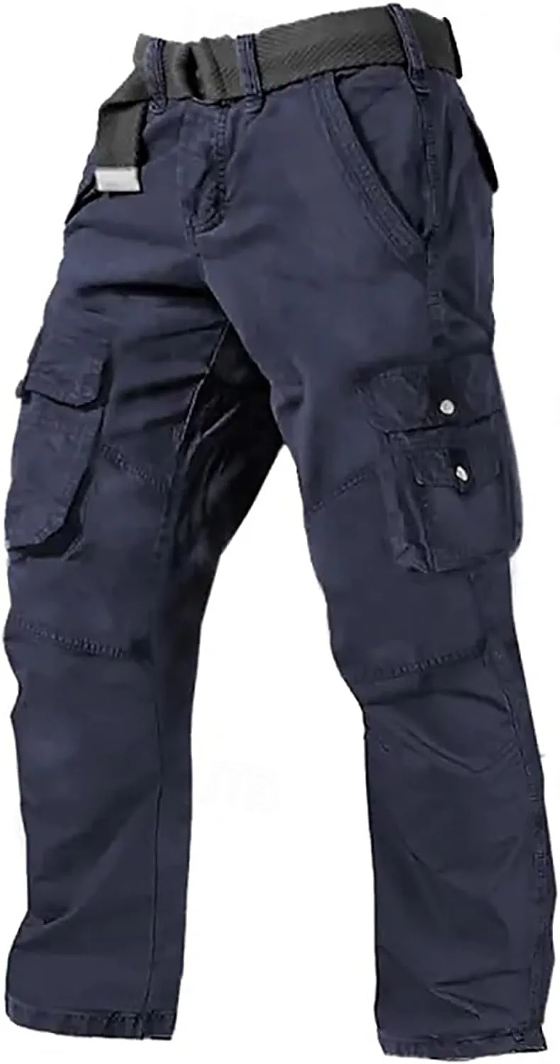 Tactical Pants for Men Stretch Ripstop Waterproof Utility Cargo Hiking Pants Relaxed Fit Work Pant Hunting with Pockets