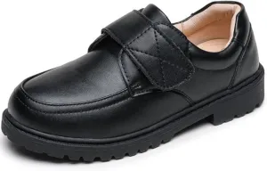TangDao Boy’s Dress Shoes Black Cowhide Leather Slip On Loafer Formal Wedding School Shoes (Toddler Little/Big Kid)