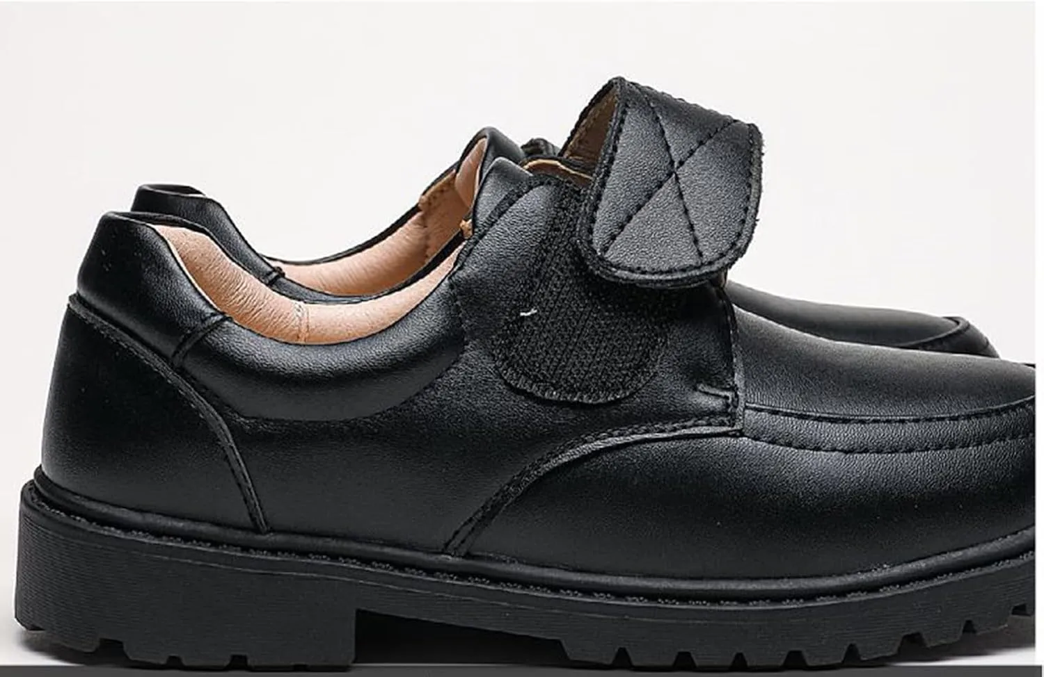 TangDao Boy’s Dress Shoes Black Cowhide Leather Slip On Loafer Formal Wedding School Shoes (Toddler Little/Big Kid)