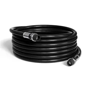 THE CIMPLE CO Coaxial Cable, 50 FT, Weatherproof Rubber Boot, Indoor/Outdoor TV Cable, High Speed Internet, Dual Shield, Satellite, Antenna, CATV, RG6, 15 Meters, Black