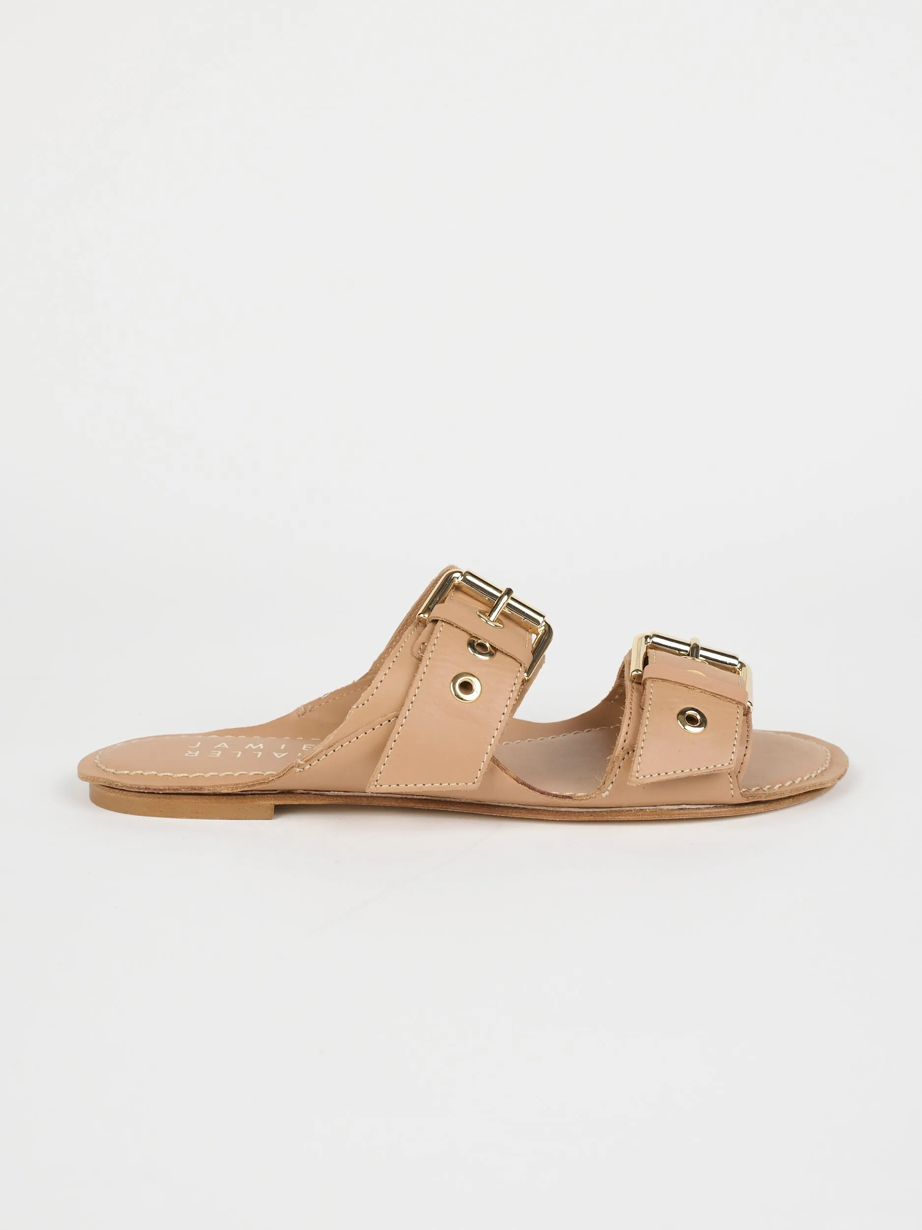 The Double Buckle Slide in Bare