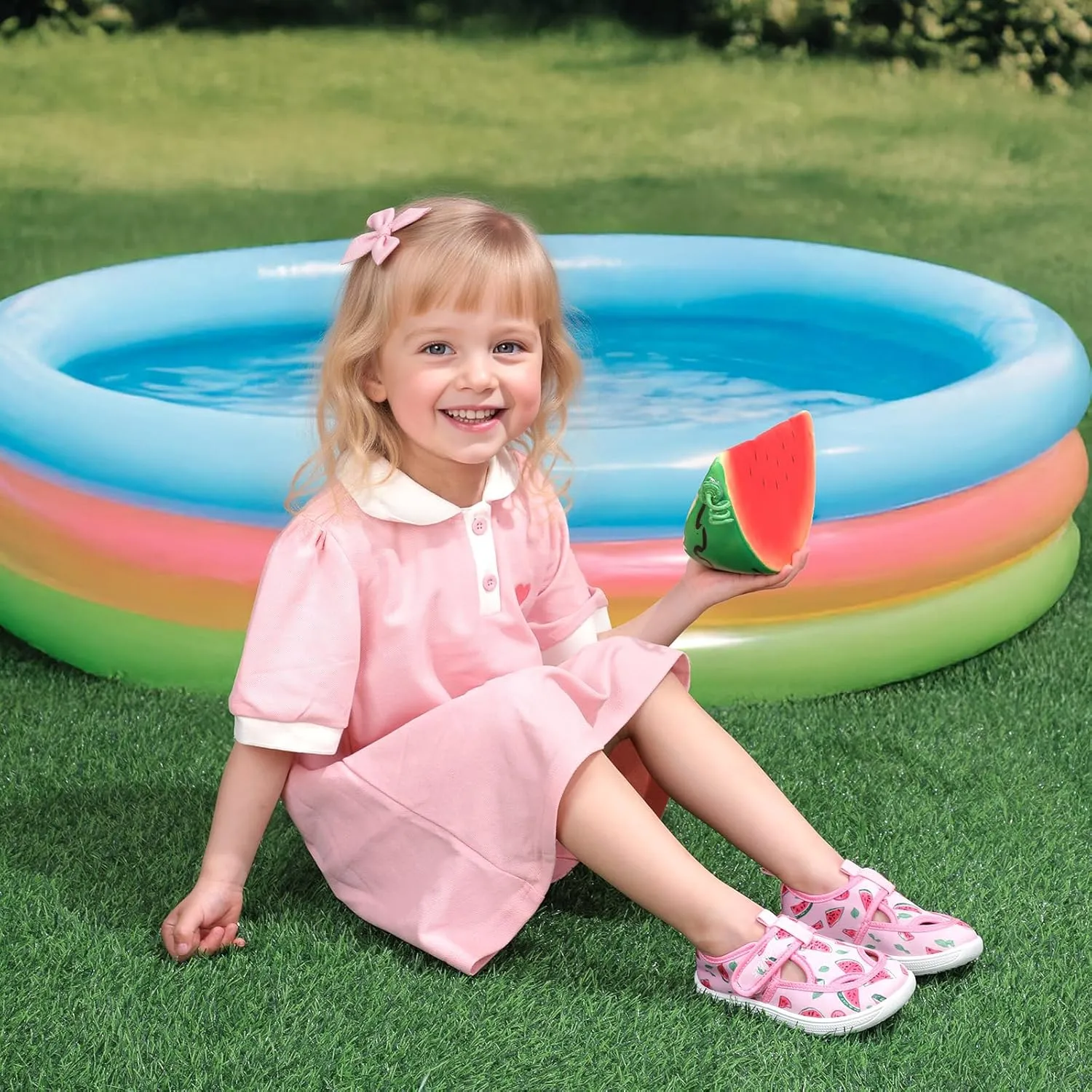 Toddler Wide Toe Box Water Shoes: Boys Girls Zero Drop Beach Sandals Summer Kids Barefoot Swim Pool Shoe