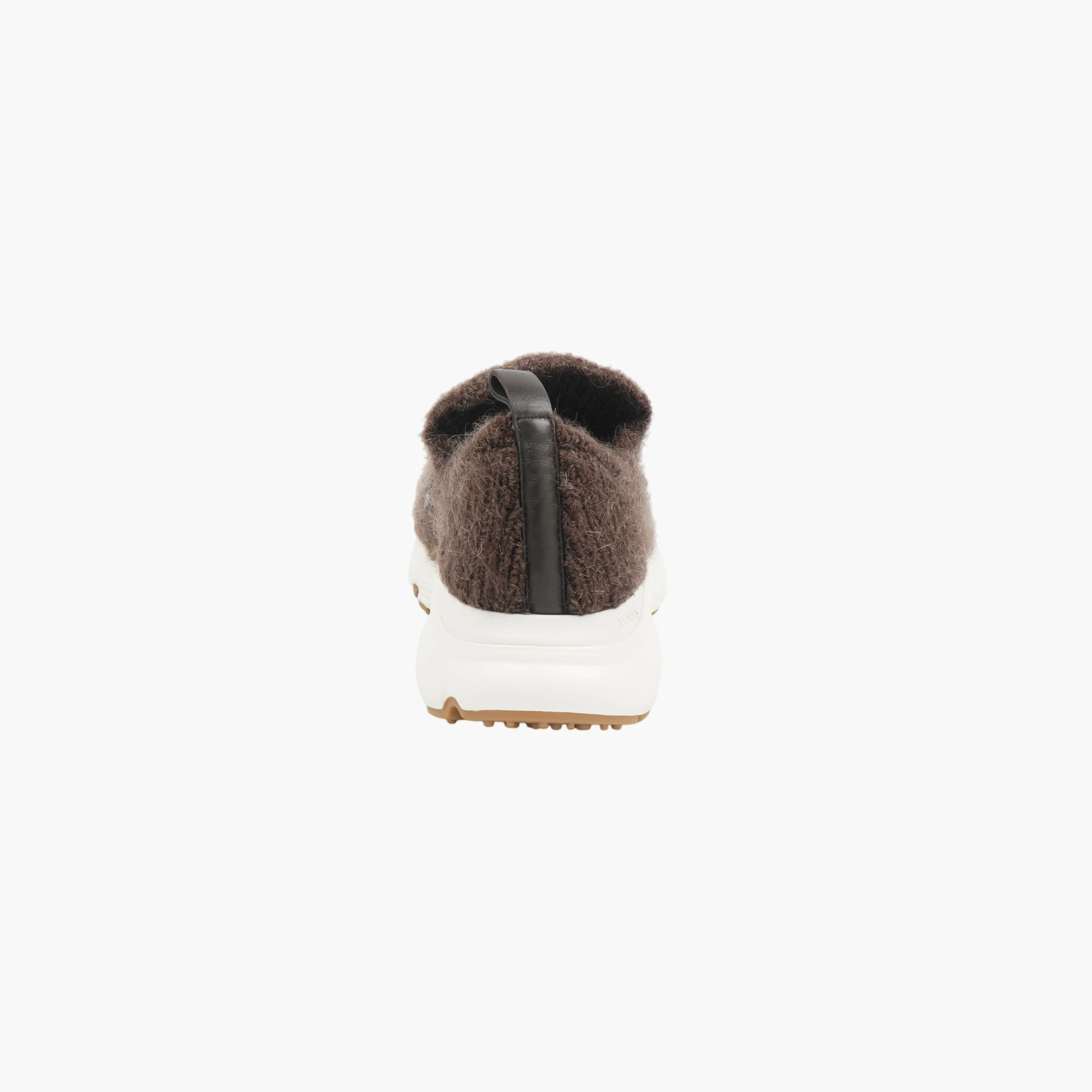 TOD'S Brown-White Leather Sneakers