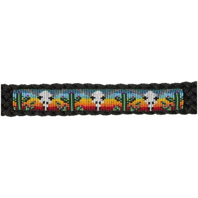 Tough1 Beaded Mule Tape Halter with Lead