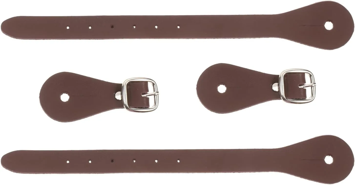 TOYANDONA 2Pcs Adjustable Spur Straps for Men Women Durable Cowboy Boot Straps Gear for Riding Training Competitions Deep