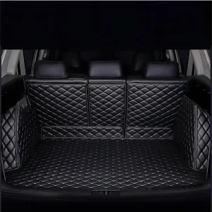 Trunk Liner for CRV 2002-2006, Car Boot Liners Cover Protector Anti-Slip PU All Weather Trunk Cargo Liner Auto Accessories,Black