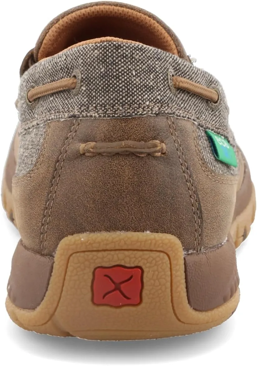 Twisted X Men's Cellstretch Casual Slip-on Leather Shoes Driving Style Loafer