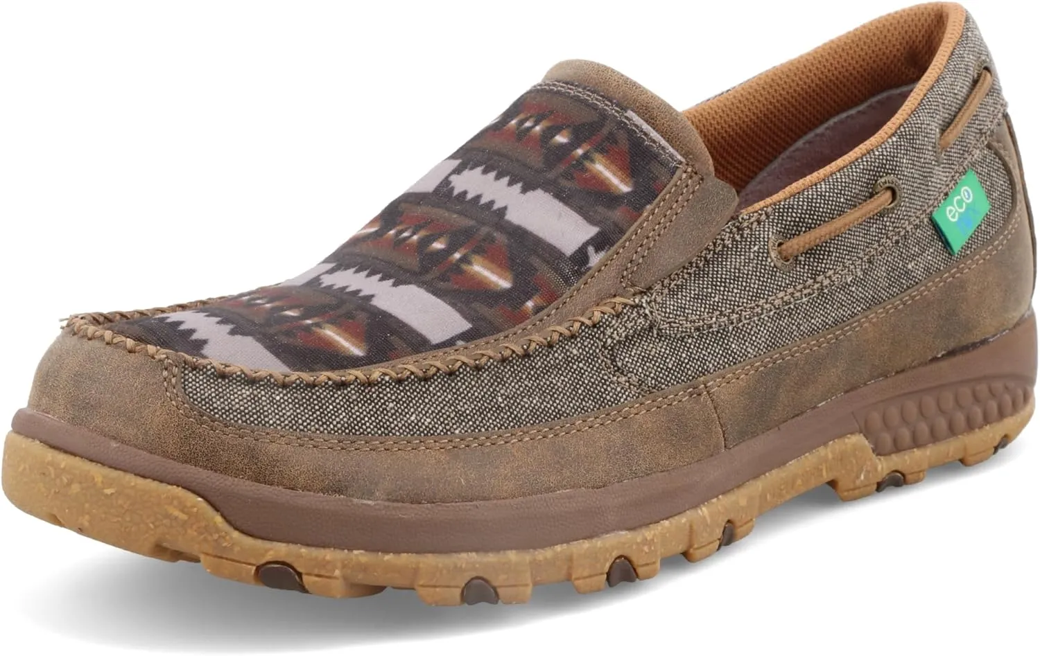 Twisted X Men's Cellstretch Casual Slip-on Leather Shoes Driving Style Loafer