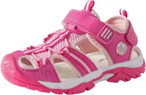 TZJS Girls Boys Sandals Kids Closed Toe Outdoor Hiking Sandal Lightweight Athletic Adjustable Straps Summer Shoes for Toddler/Little Kid