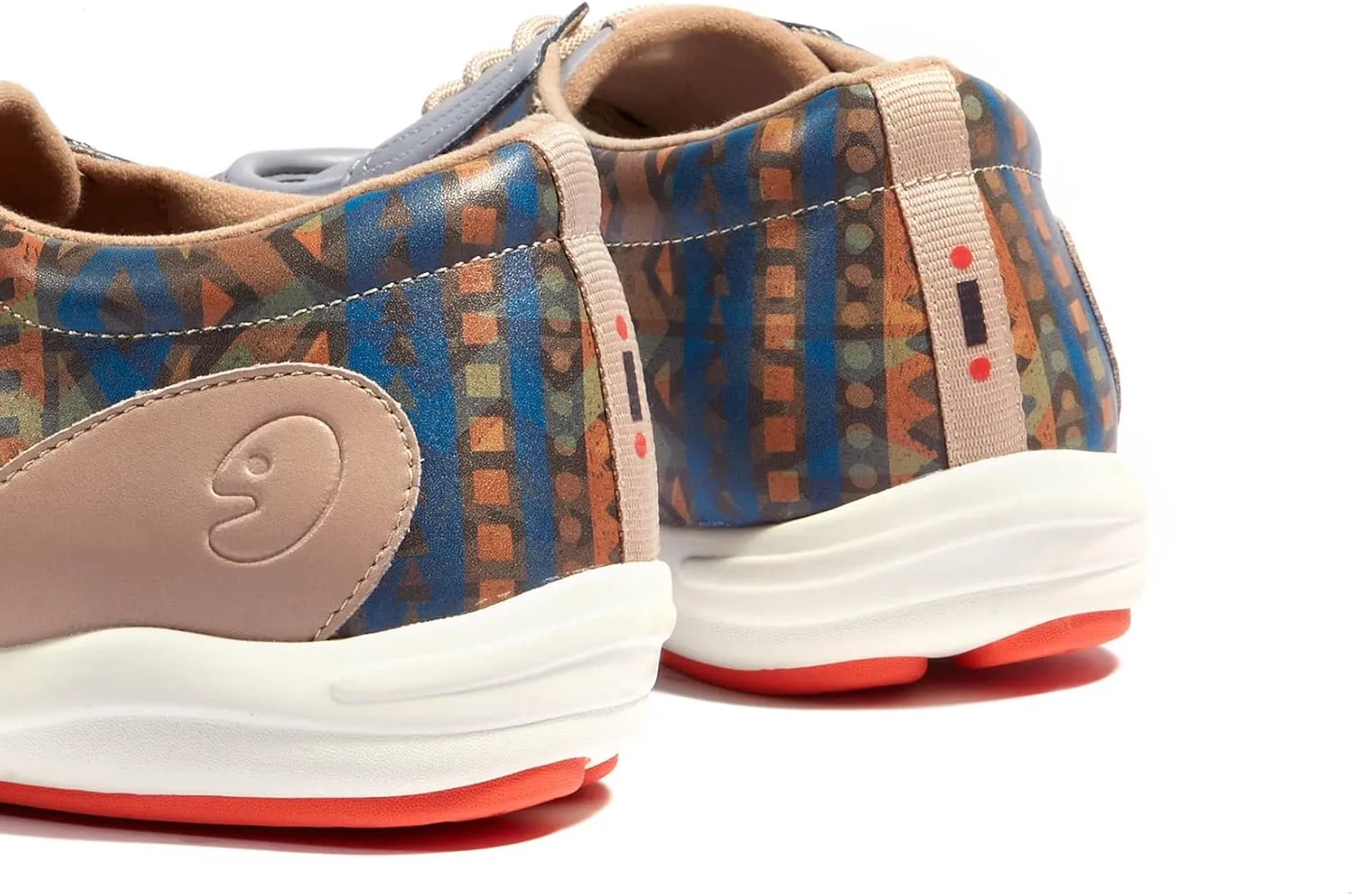 UIN Men's Fashion Platform Sneaker Slip On Walking Casual Comfortable Art Painted Travel Shoes Andalusia