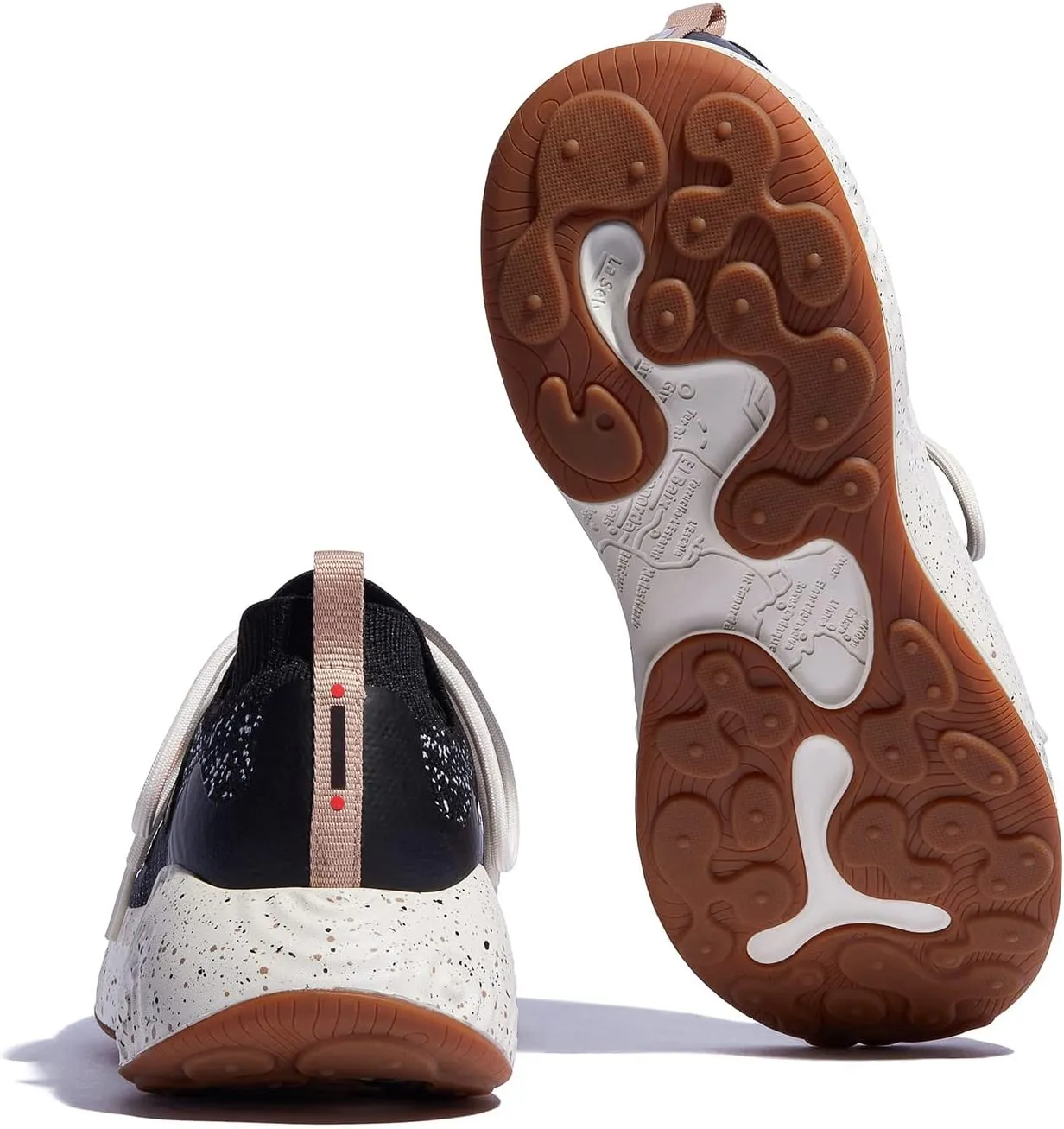 UIN Men's Platform Walking Shoes Casual Comfortable Art Painted Travel Fashion Sneaker Brava