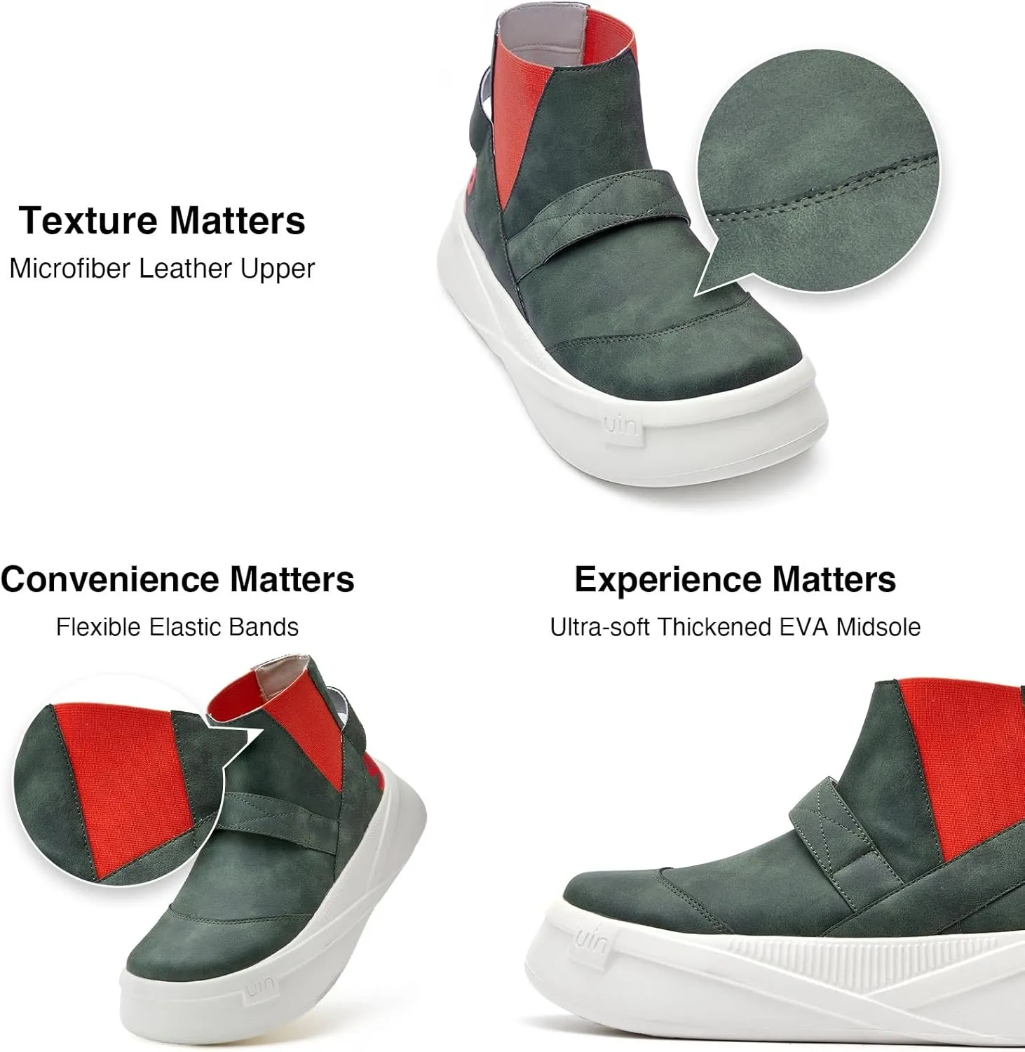 UIN Women's Platform Fashion Sneaker Comfortable Casual Art Travel Shoes Victoria