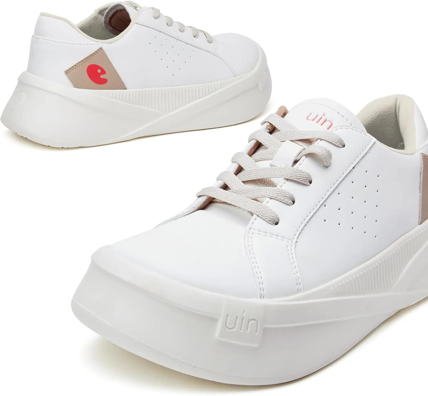UIN Women's Platform Fashion Sneaker Comfortable Casual Art Travel Shoes Victoria