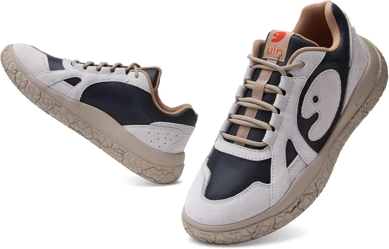 UIN Women's Walking Shoes Lace Up Casual Comfortable Art Painted Travel Sneaker Bardenas