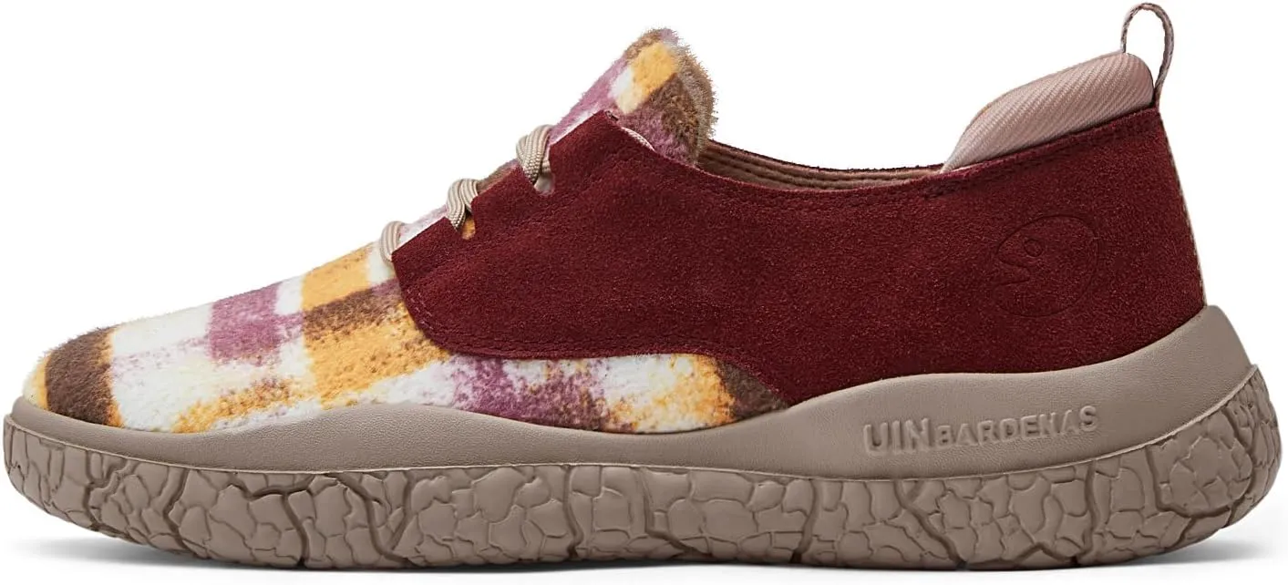 UIN Women's Walking Shoes Lace Up Casual Comfortable Art Painted Travel Sneaker Bardenas