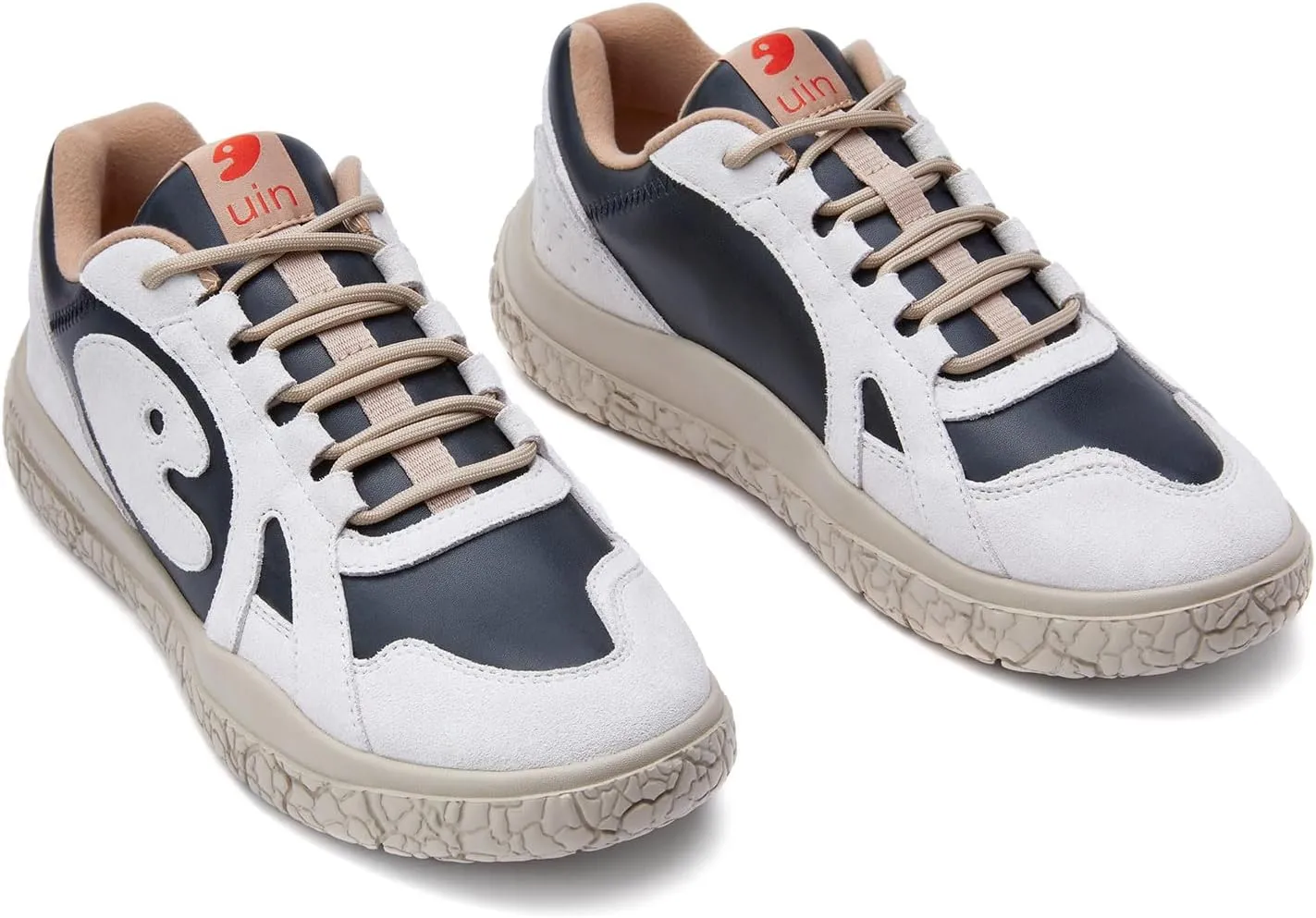 UIN Women's Walking Shoes Lace Up Casual Comfortable Art Painted Travel Sneaker Bardenas