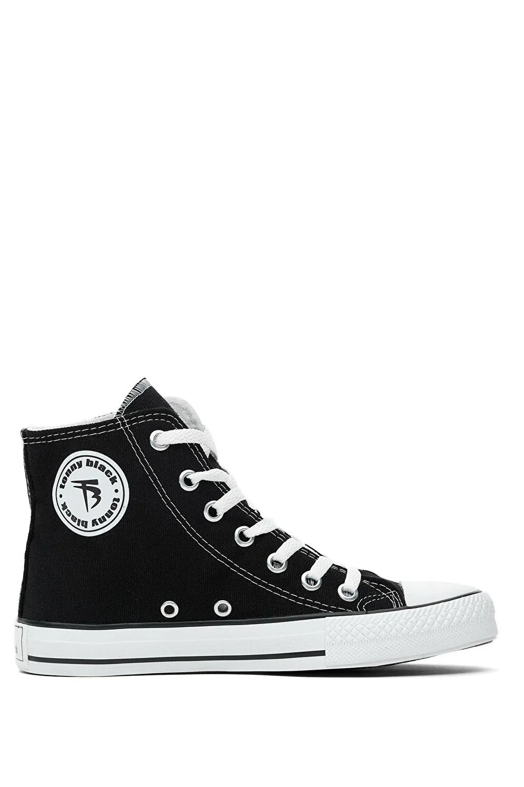 Unisex Black Comfortable Fit Long Sneaker