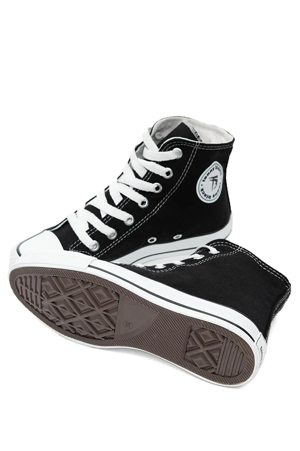 Unisex Black Comfortable Fit Long Sneaker