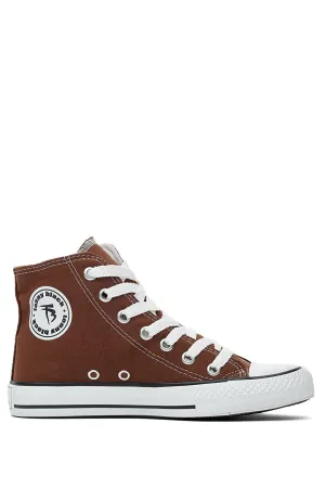 Unisex Brown Comfortable Fit Long Sneaker