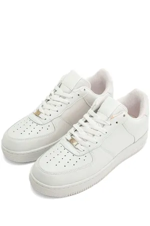 Unisex White Comfortable Fit Sneaker