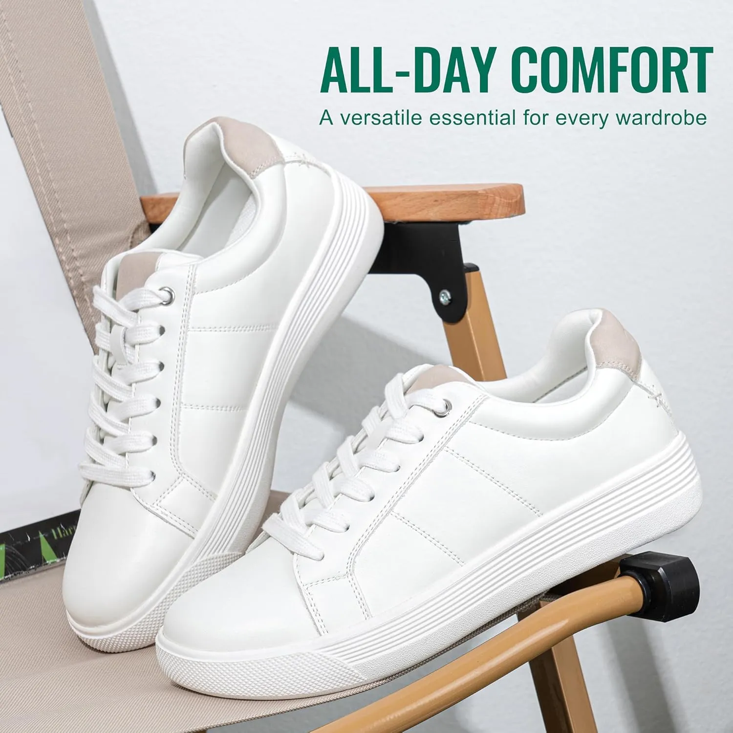 Vepose White Sneakers 8013 Casual Fashion Comfortable Classic Shoes for Walking