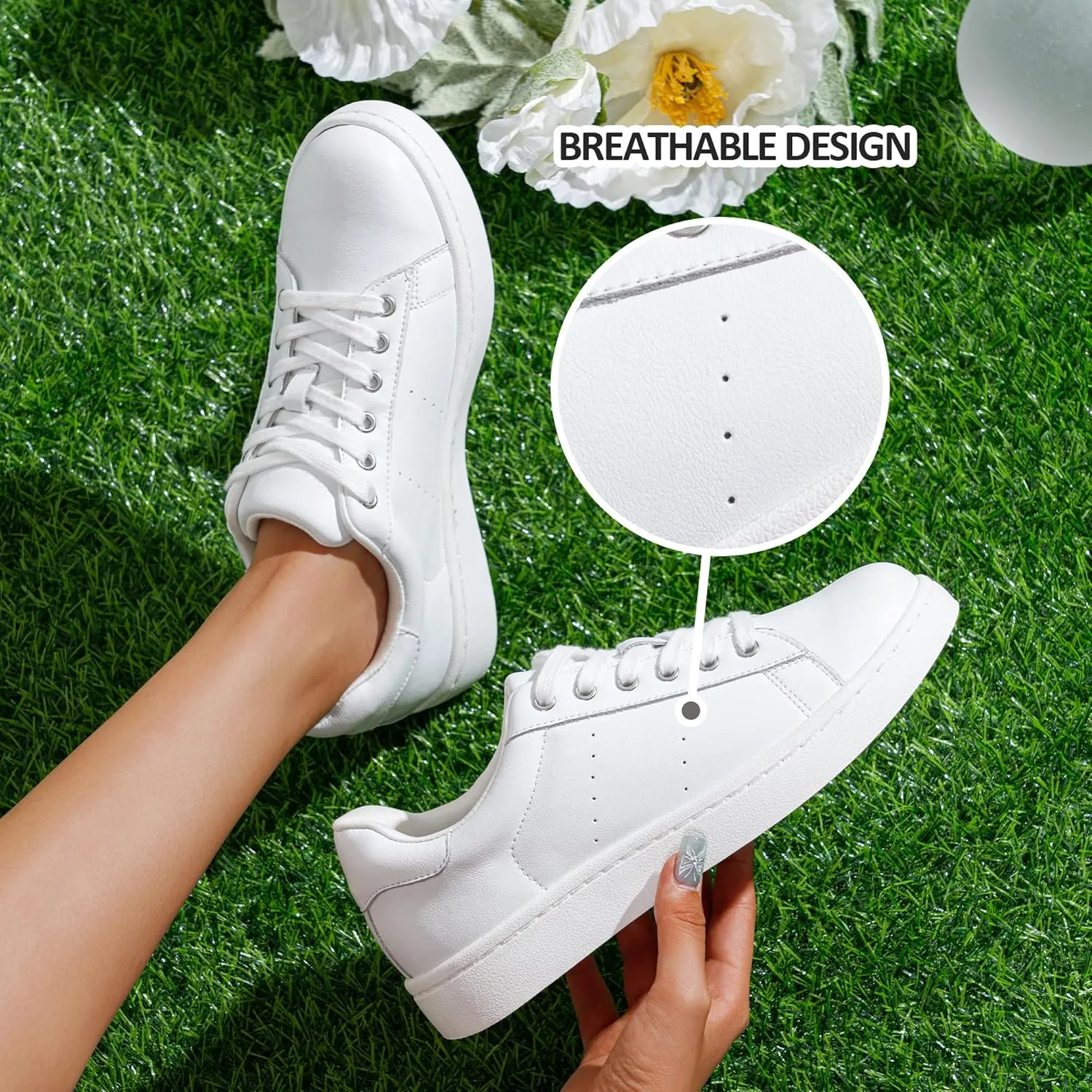 Vepose Women's Fashion Sneakers Casual Shoes Comfortable Dress Sneaker 2.0