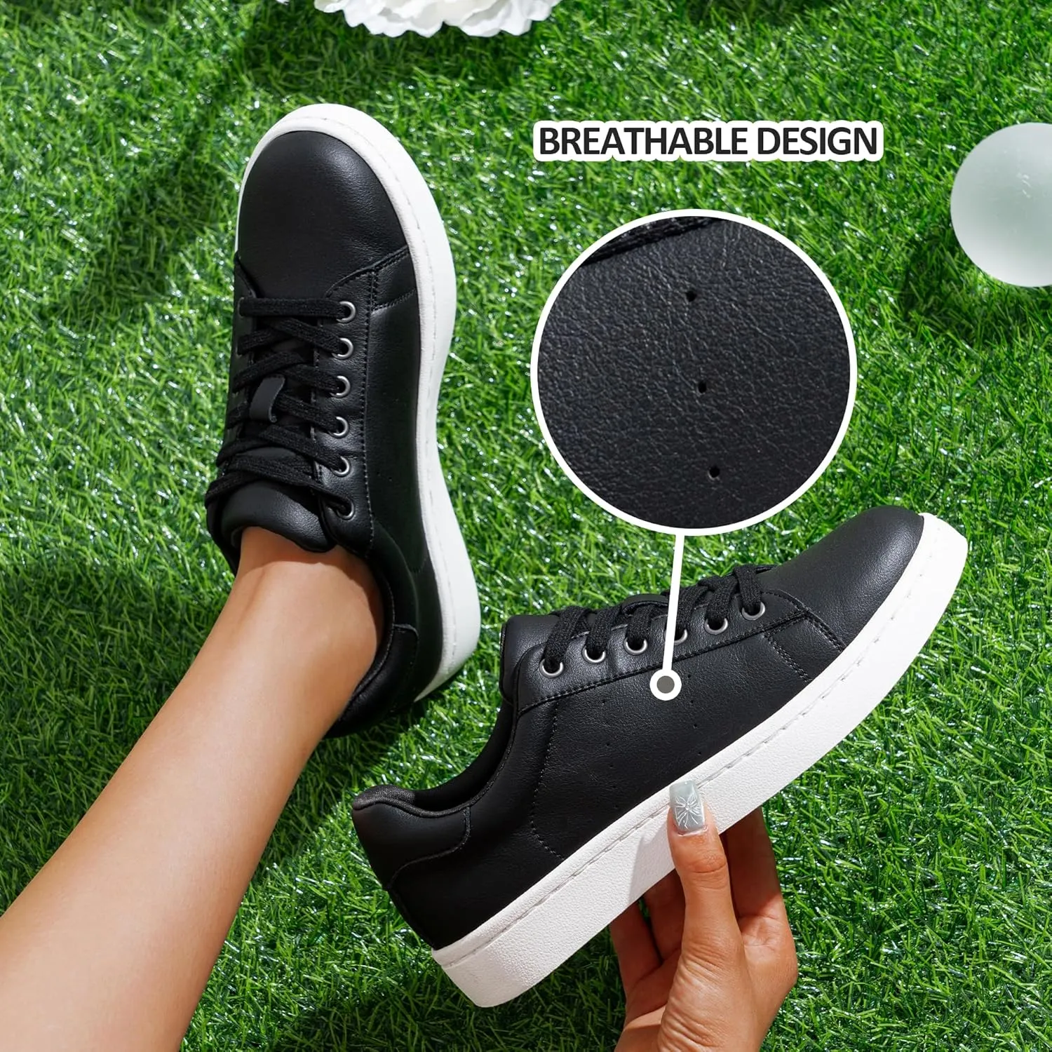Vepose Women's Fashion Sneakers Casual Shoes Comfortable Dress Sneaker 2.0