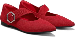 VIVAIA Maria Pointed-Toe Mary-Jane Flats Shoes for Women Washable Ballet Flats Comfortable Casual Shoes with AdaptAll Strap Dressy