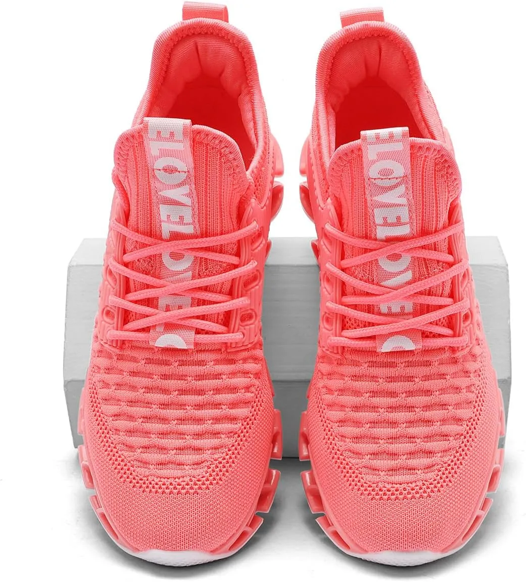 Vooncosir Women's Running Shoes Comfortable Fashion Non Slip Blade Sneakers Work Tennis Walking Sport Athletic Shoes