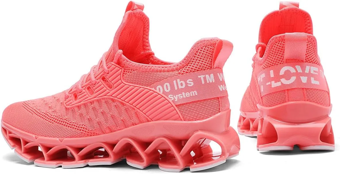 Vooncosir Women's Running Shoes Comfortable Fashion Non Slip Blade Sneakers Work Tennis Walking Sport Athletic Shoes
