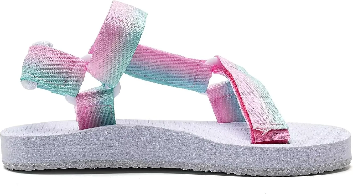 WateLves Kids Sandals Boys Girls Lightweight Non-slip Athletic Sandals with Adjustable Webbing for Hiking Walking Beach Water Sports