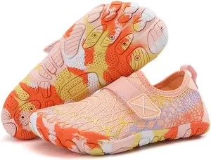 Water Shoes for Kids Boys Girls Non-Slip Breathable Hiking Sports Swim Pool Beach Sandal Quick Dry Lightweight Outdoor Indoor Shoes for Little Big Kid
